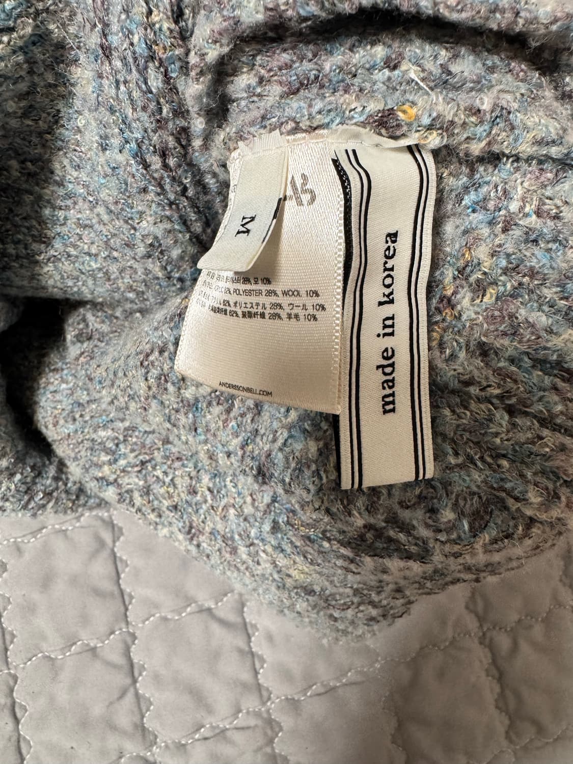 앤더슨벨 데미지 니트 M 상품이미지6