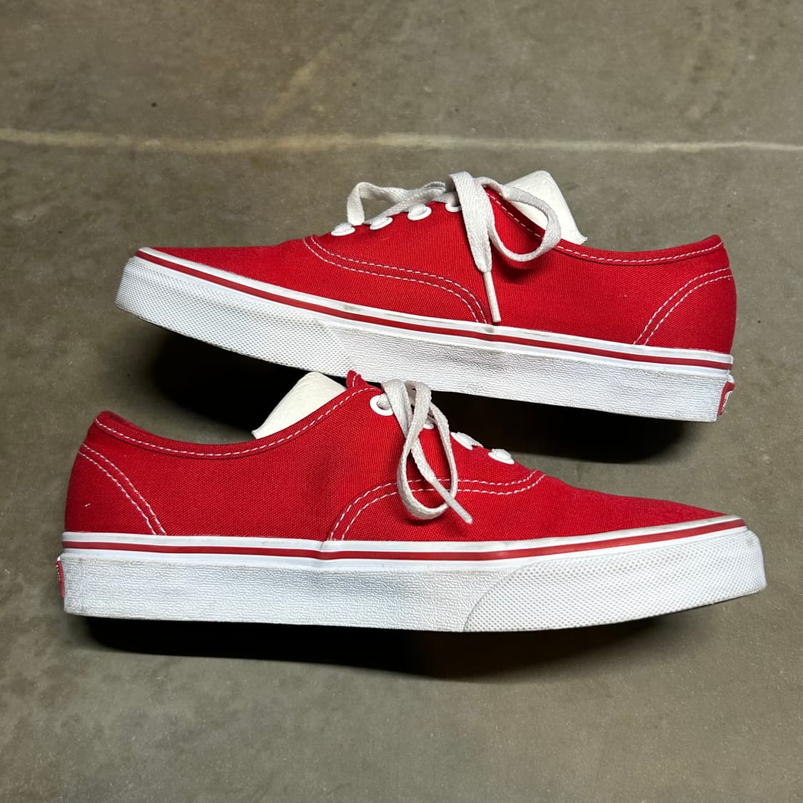 240) 반스 어센틱 레드 스니커즈 신발 상품이미지4