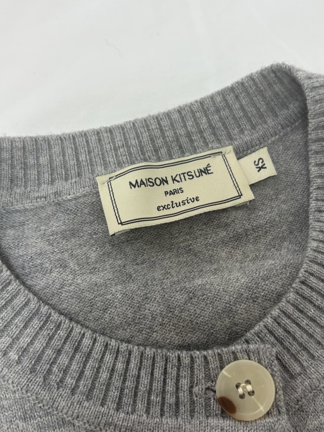 메종키츠네 더블 폭스 헤드 가디건 xs 상품이미지2