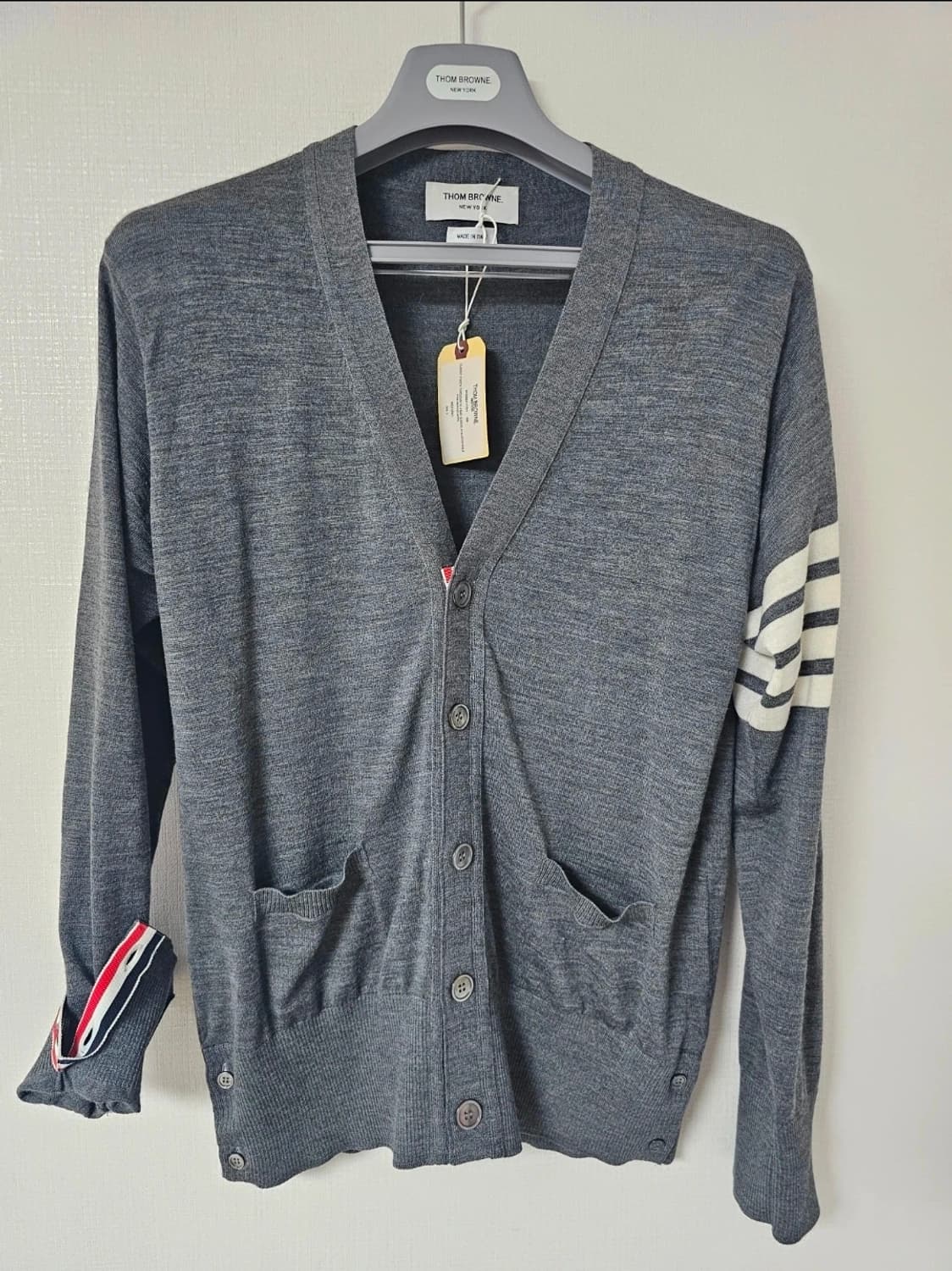 톰브라운 24ss  메리노 울 가디건(새상품급/2) 상품이미지1