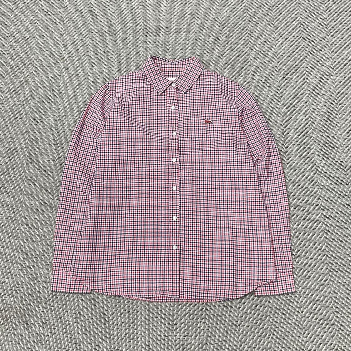 라코스테 체크 셔츠 v0076 상품이미지1