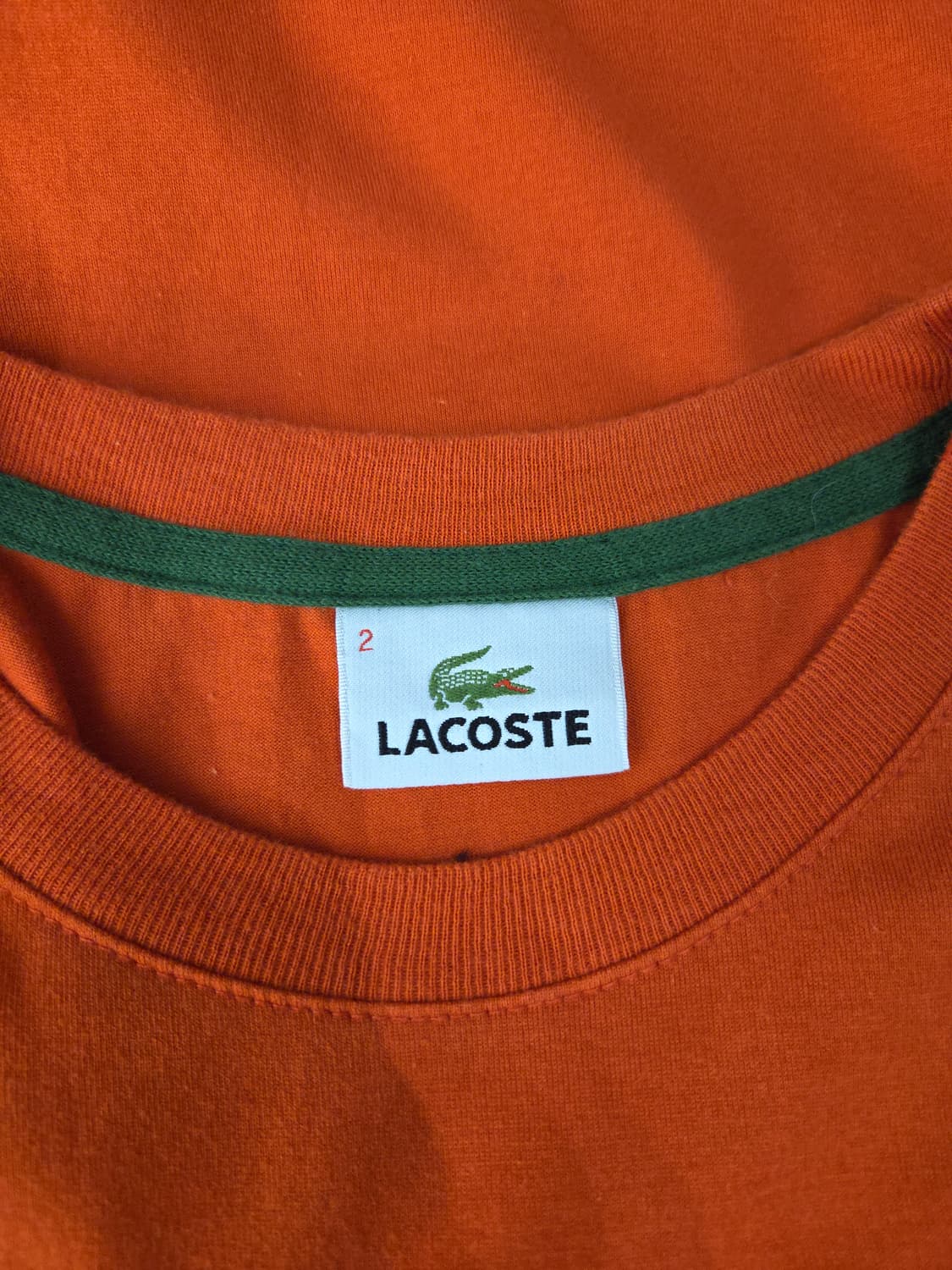 라코스테 빅크록 로고 라운드 반팔 티셔츠 상품이미지7