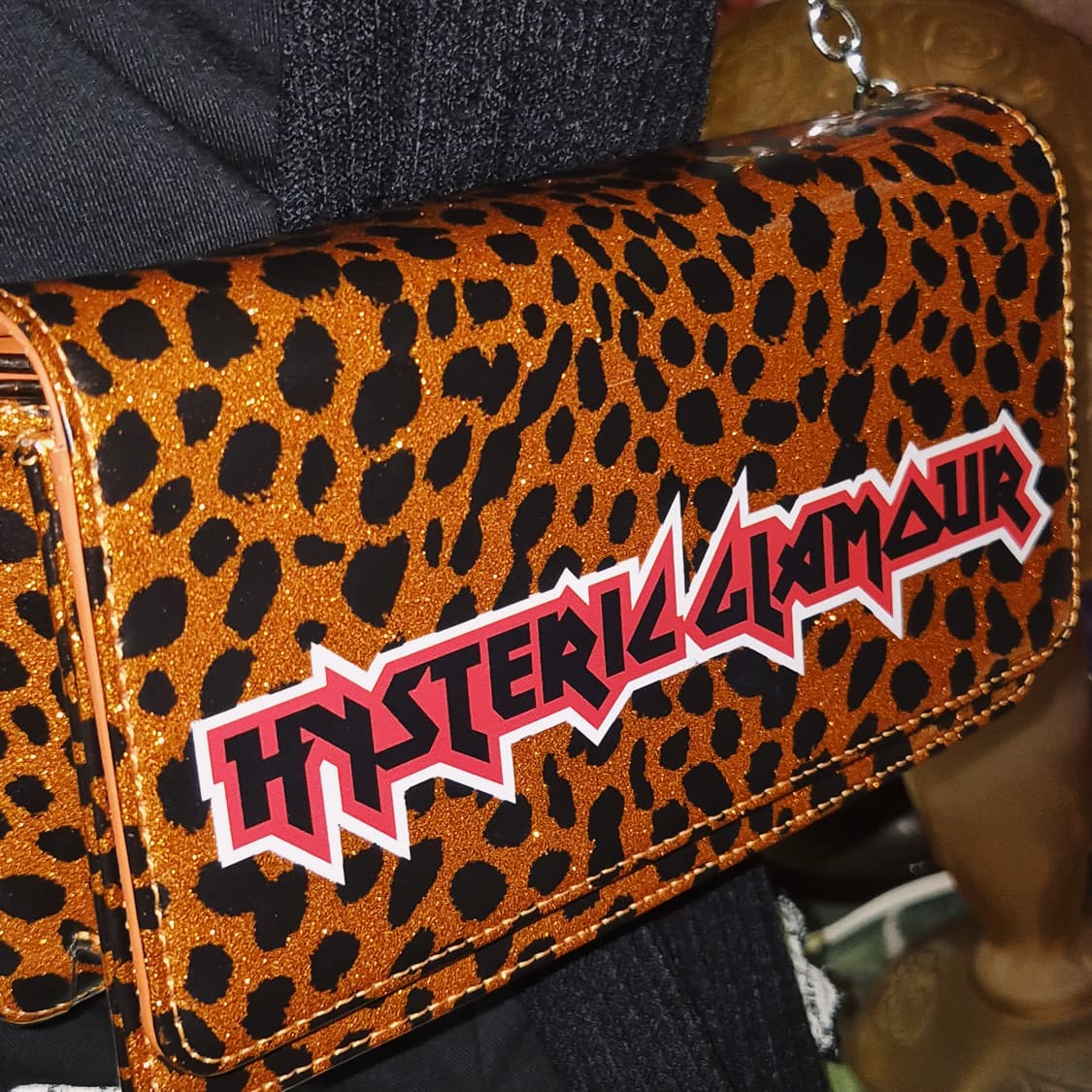 히스테릭글래머 레오파드 에나멜 크로스 숄더백 상품이미지7