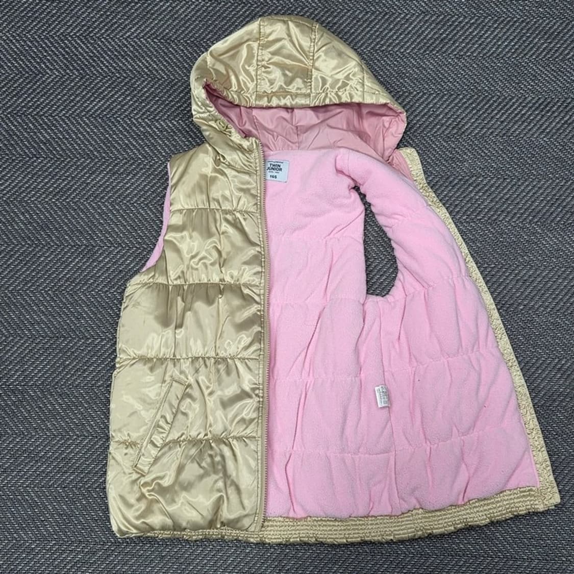 y2k 글로시 갸루 패딩 베스트 v1377 상품이미지5