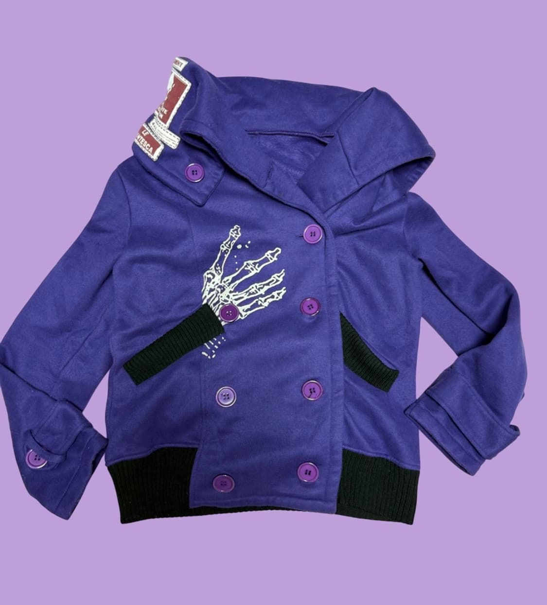 해골 더블버튼 자켓 상품이미지1