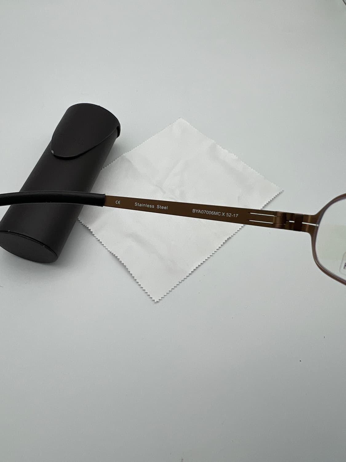 ByWP BYA07006MC 브라운 반무테 안경 상품이미지5