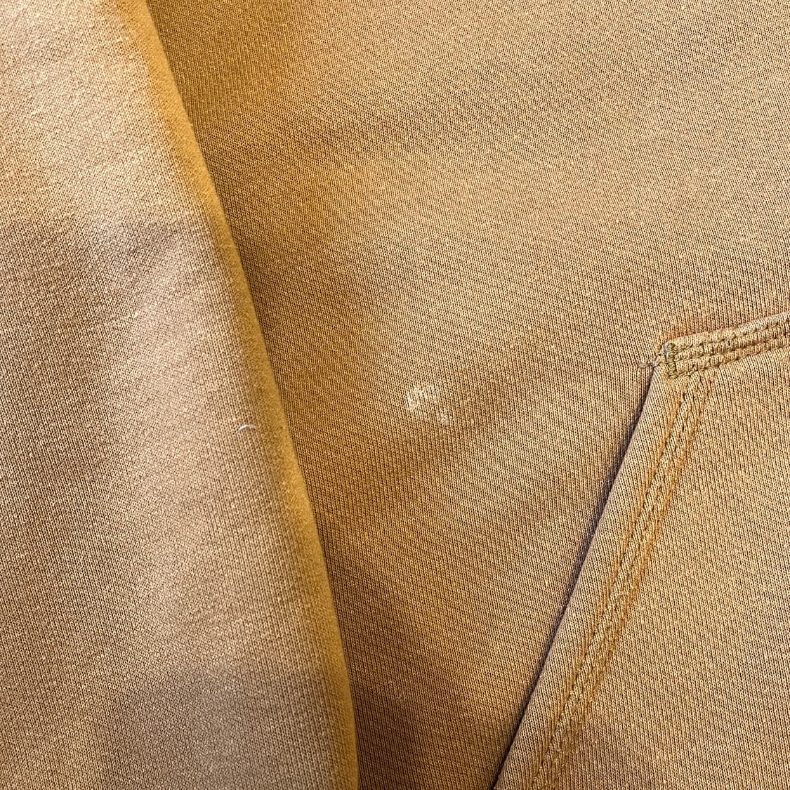 칼하트 정품 써멀 된장색 후드 집업 자켓 상품이미지3