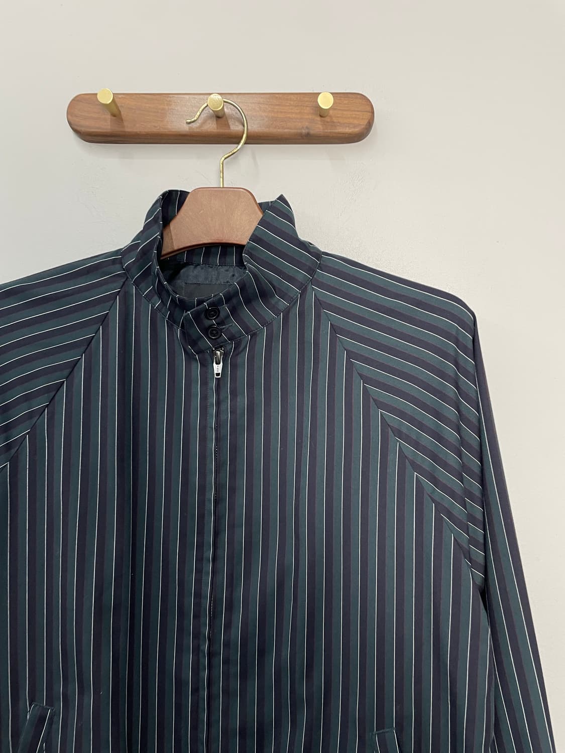 스투시 핀 스트라이프 폴리 블루종 자켓 H2190 상품이미지3