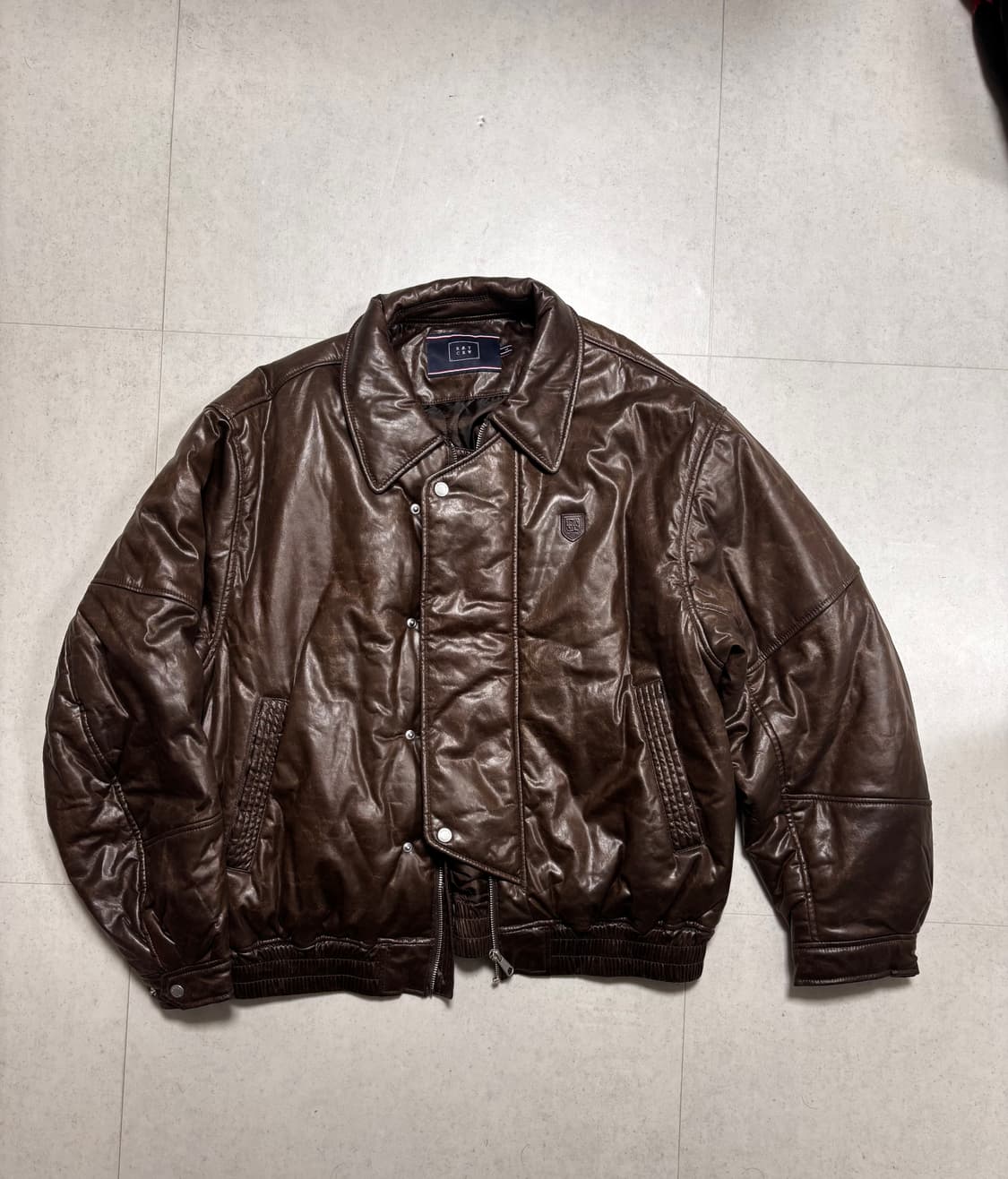 로맨틱 크라운 봄버 자켓 브라운 상품이미지1