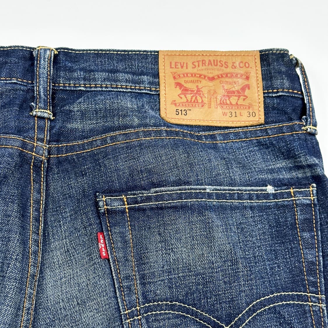 리바이스 513 오리지널 워싱 데님 팬츠 (31인치) 상품이미지7