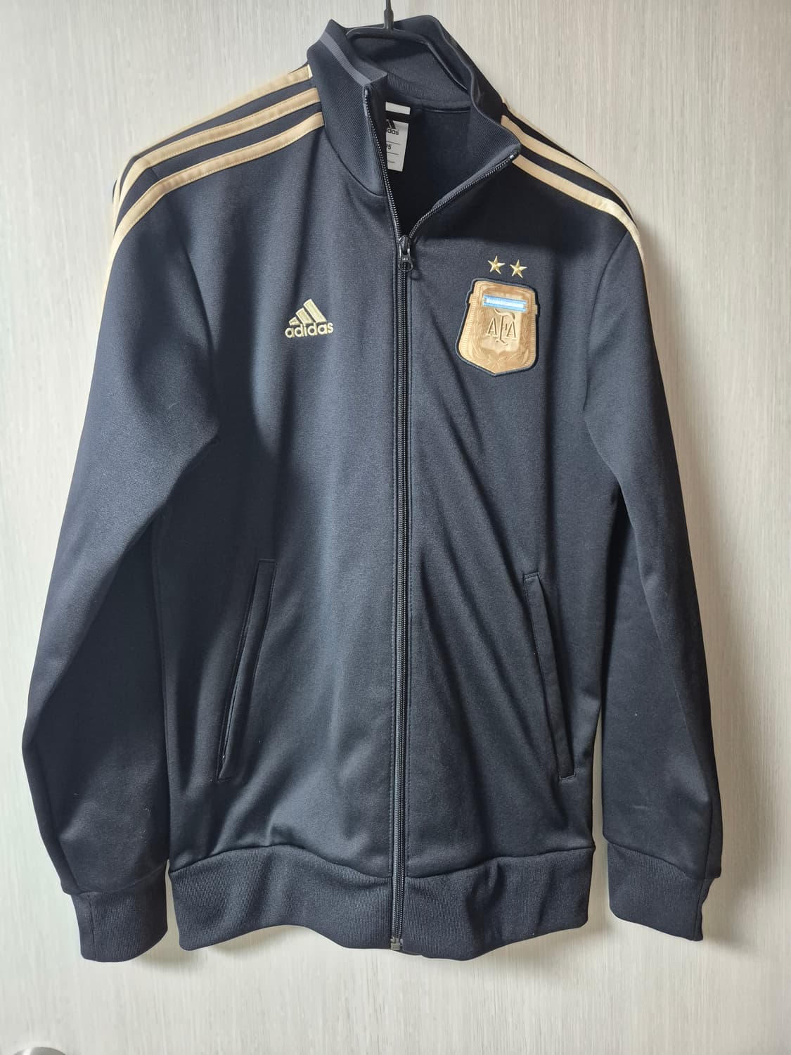아디다스 희귀 대장급 아르헨티나 블랙골드 트랙탑 저지 져지집업 95 상품이미지1