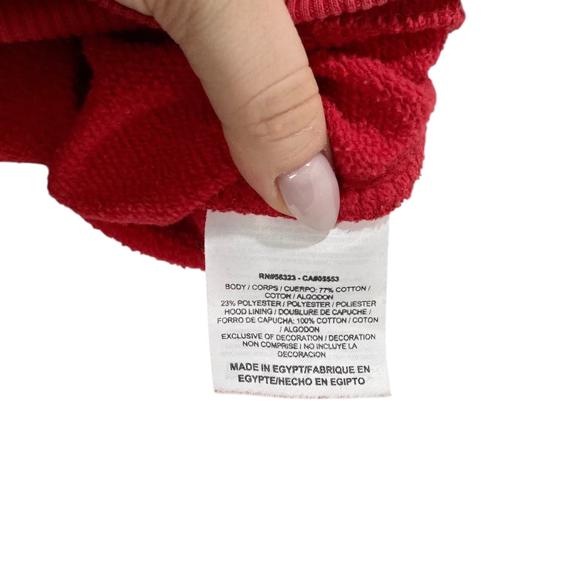 나이키 빅스우시 레드 후드 상품이미지4