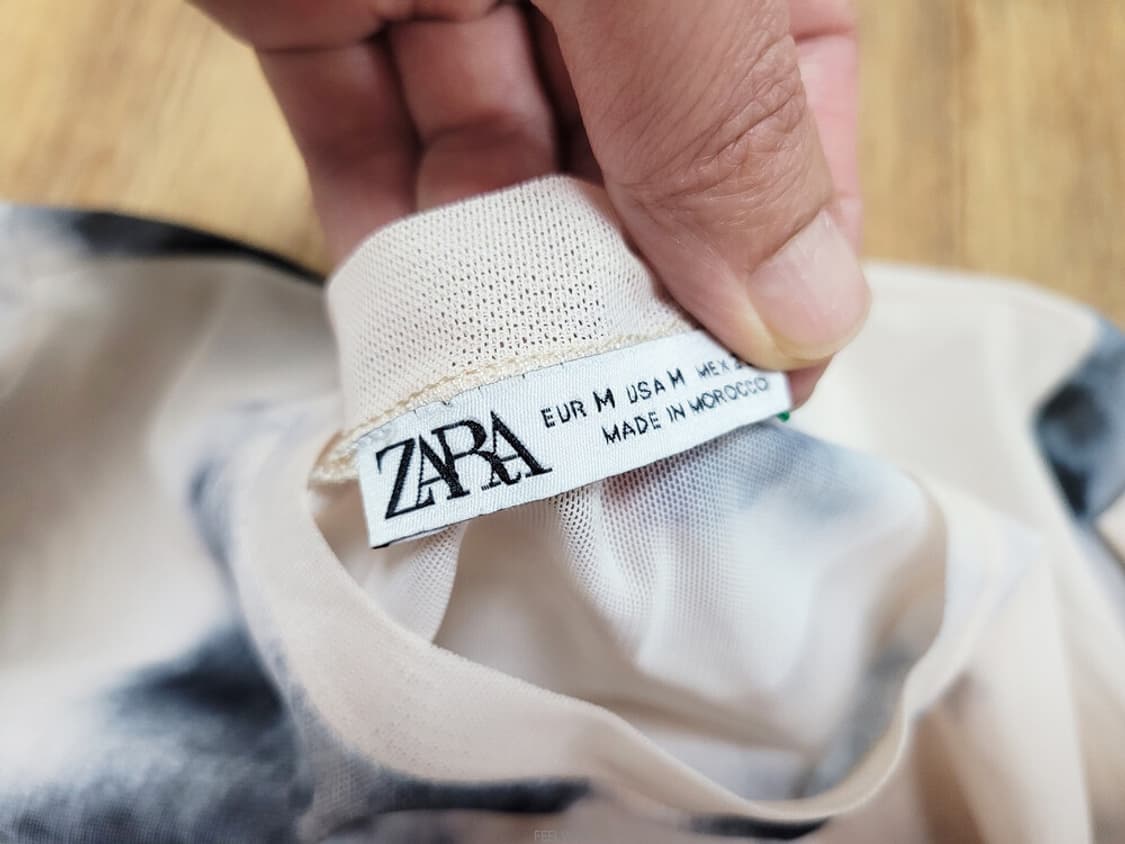 자라(ZARA) 시스루 탑 55-66 새상품 상품이미지5