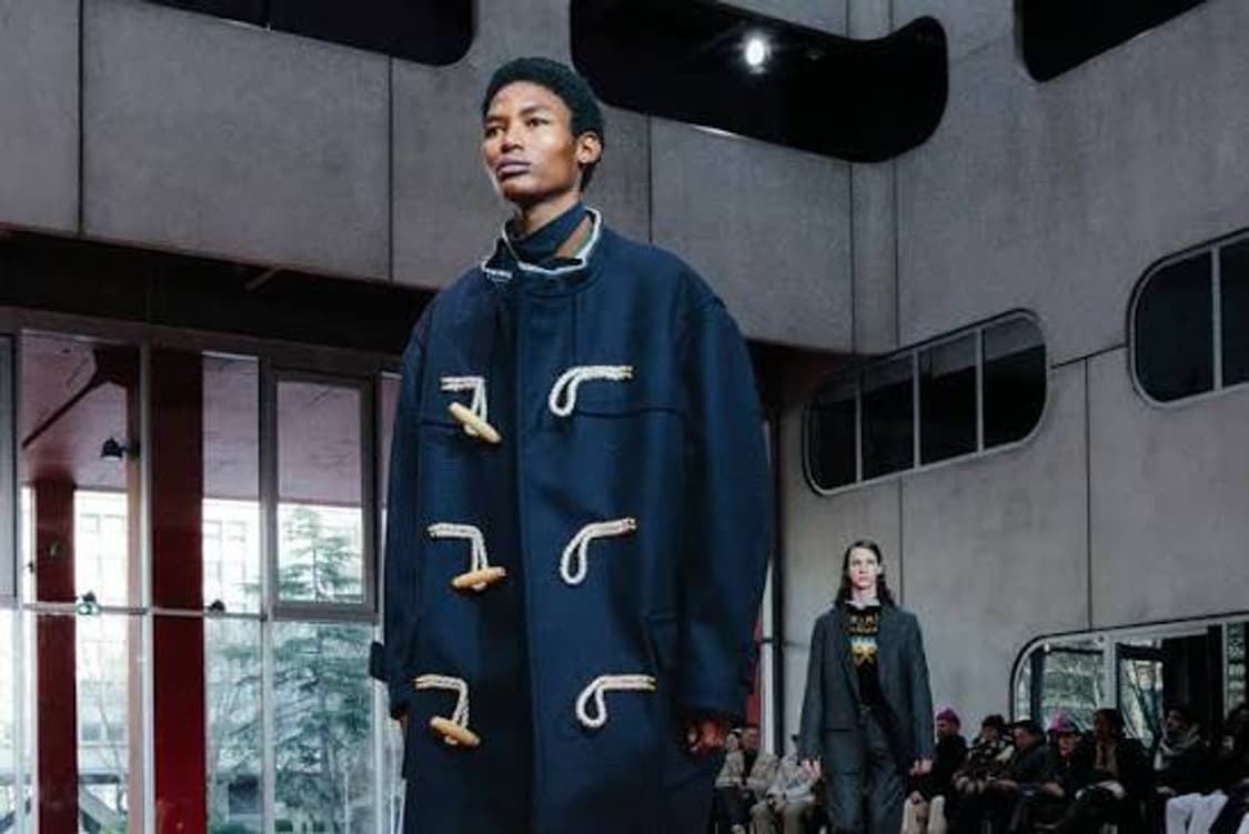 Kolor 24aw 더플코트 duffel coat 꼼데 네이비 3사이즈 상품이미지3