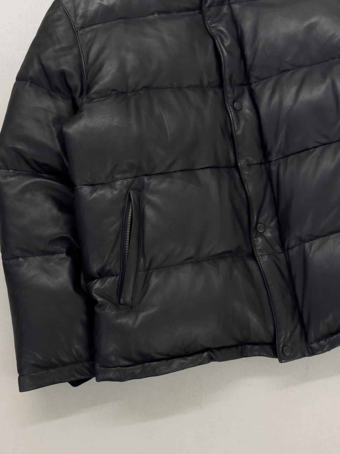 Wind Armor 레더 푸퍼 패딩 상품이미지4