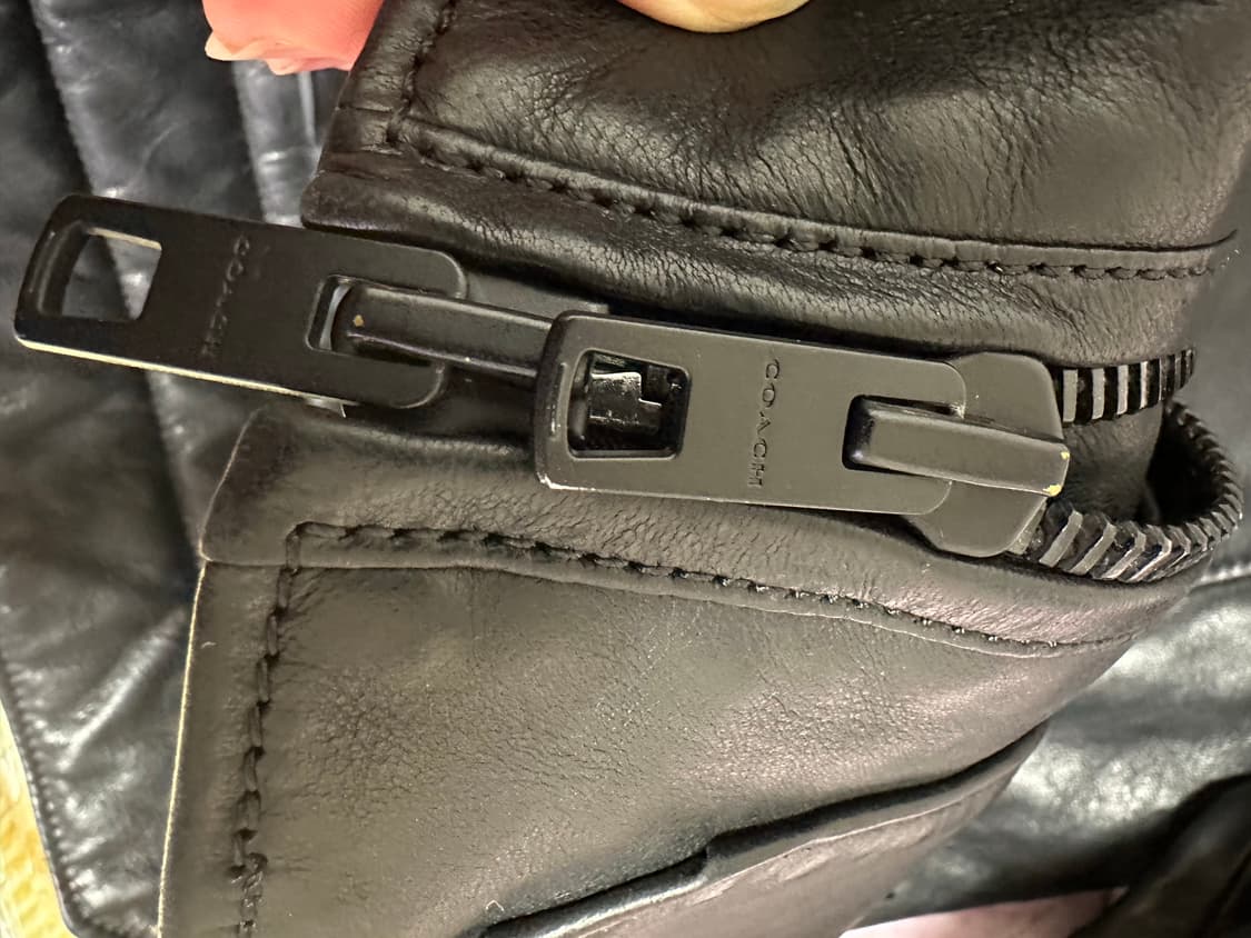 코치 가죽자켓 양가죽 상품이미지4