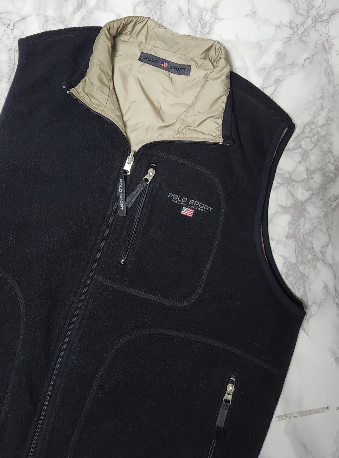 폴로 랄프로렌 스포츠 리버시블 양면 후리스 바람막이 자켓 상품이미지3