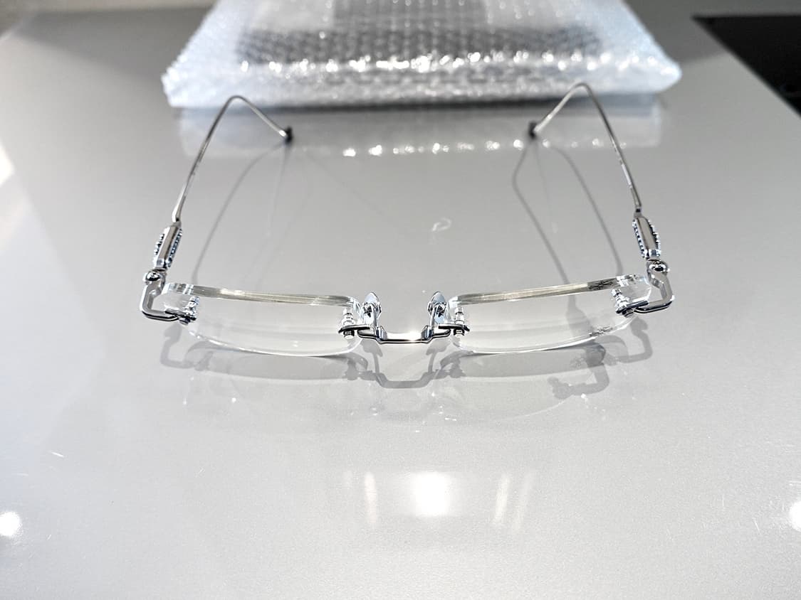 크롬하츠 소퍼스2 샤이닝 실버 무테 안경 상품이미지3