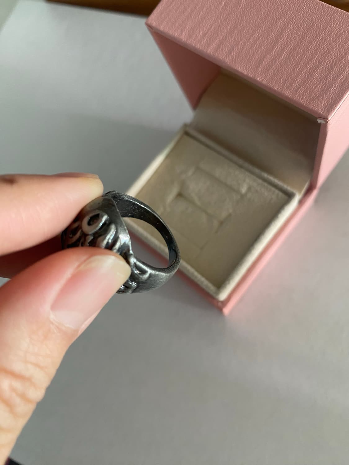 빈티지 해골 반지  상품이미지5