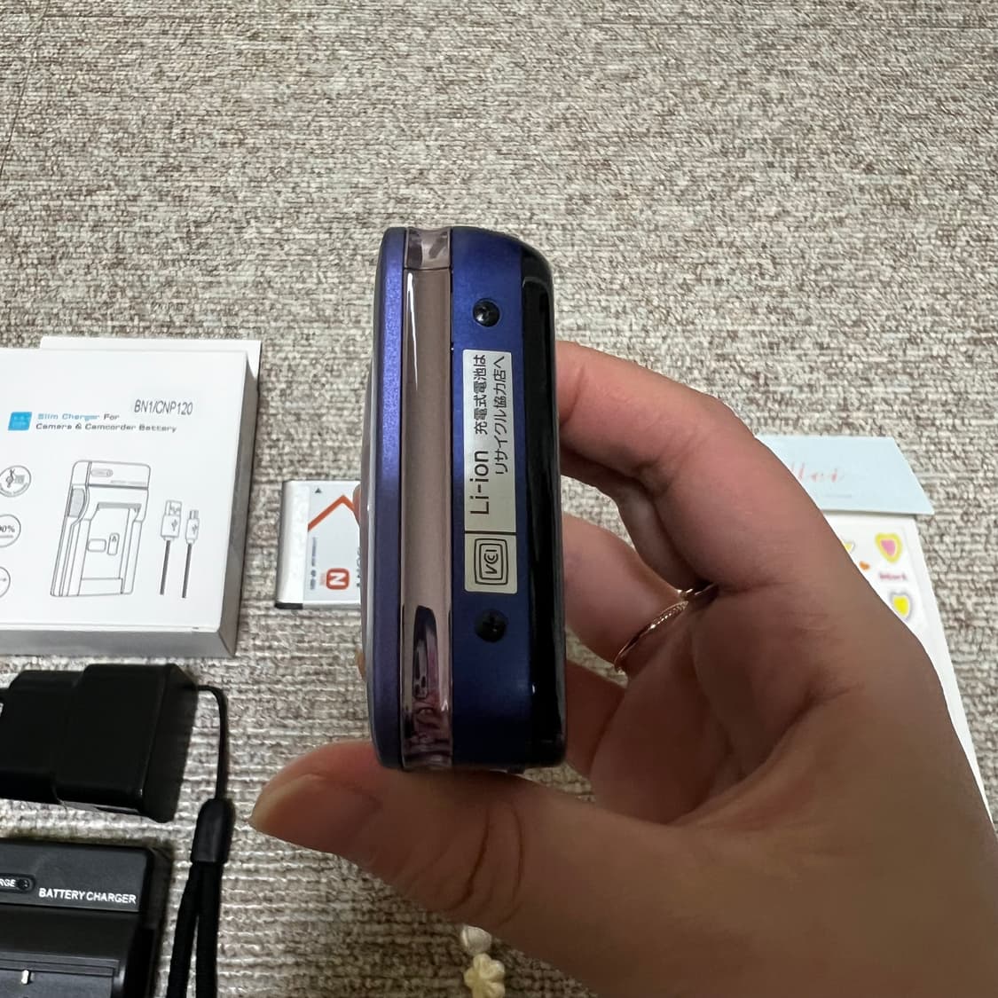 (상태좋음)Sony 사이버샷 DSC-WX7 퍼플💜 상품이미지4