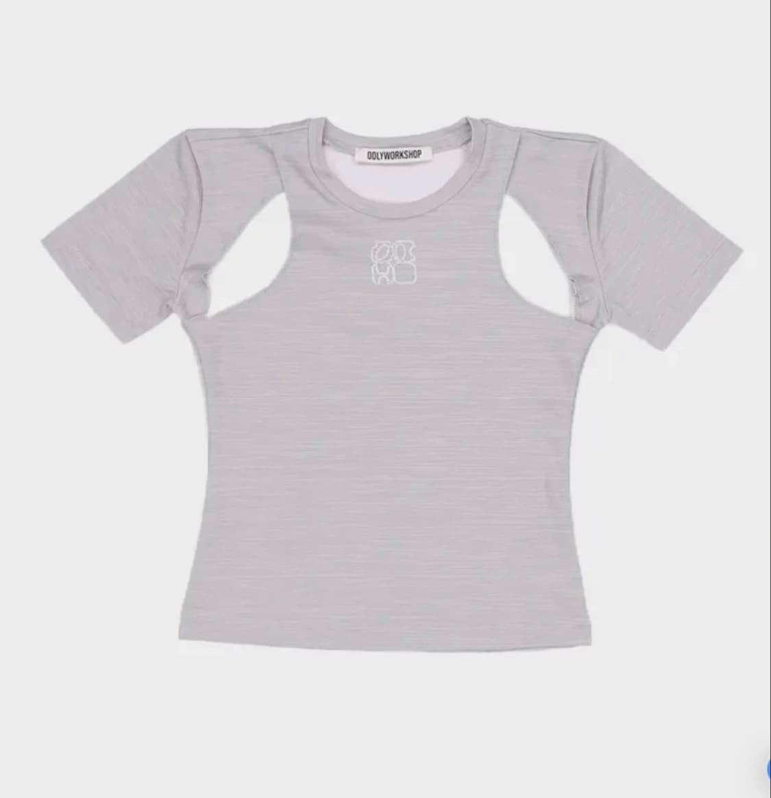 오들리워크샵  Tigershark Cutout Tee 반팔 티셔츠 상품이미지1