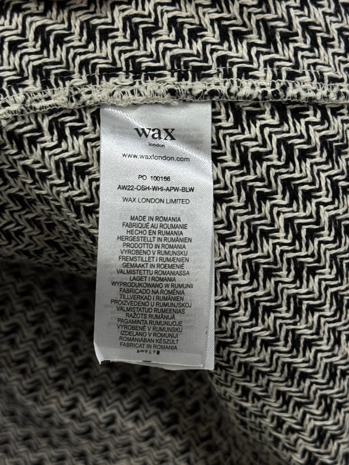WAX London 왁싱 오버셔츠 넬슨 상품이미지10