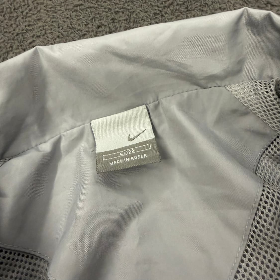 [ 정품/L ] 00s 나이키 스우시 올드스쿨 바람막이 자켓 상품이미지5