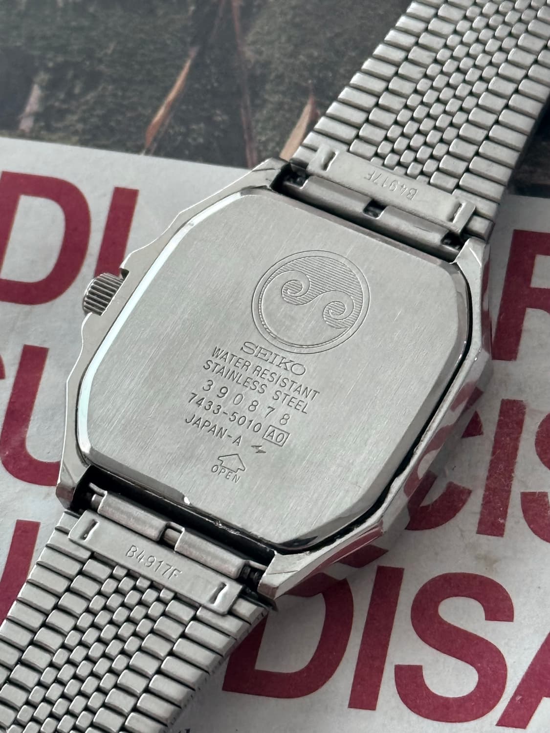 세이코 Seiko 쿼츠 크로노스 스퀘어 상품이미지3