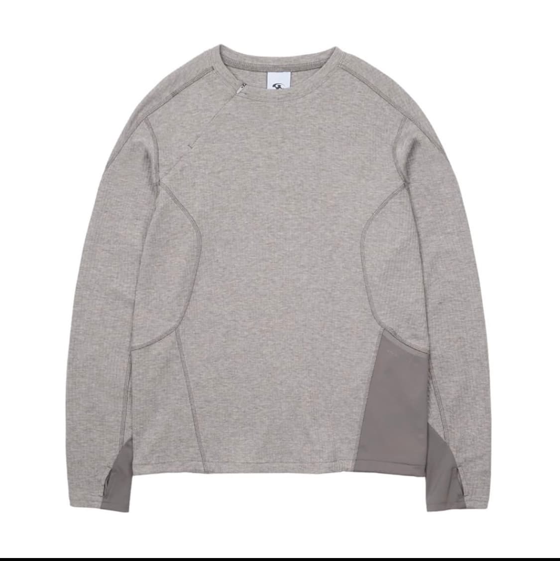 (1 2 3 4) 산산기어 리브드 롱슬리브 애쉬 핑크 미개봉 새상품 상품이미지1