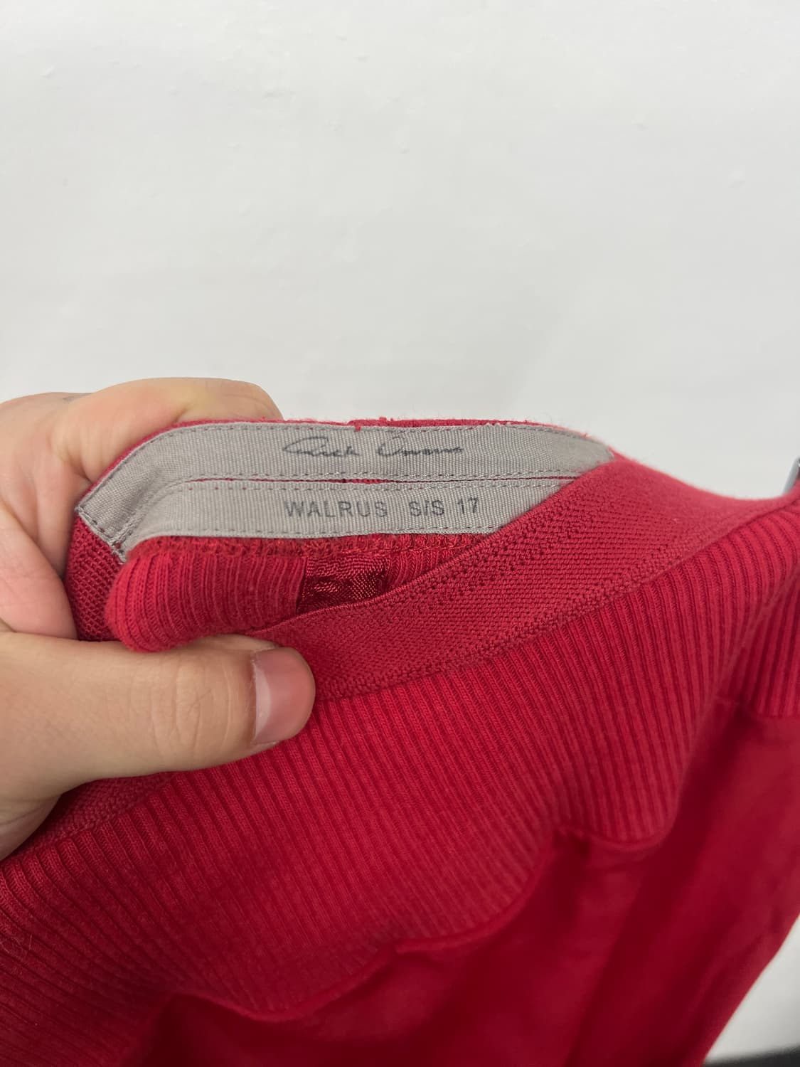 릭오웬스 하이라이즈 실크 스커트 상품이미지3