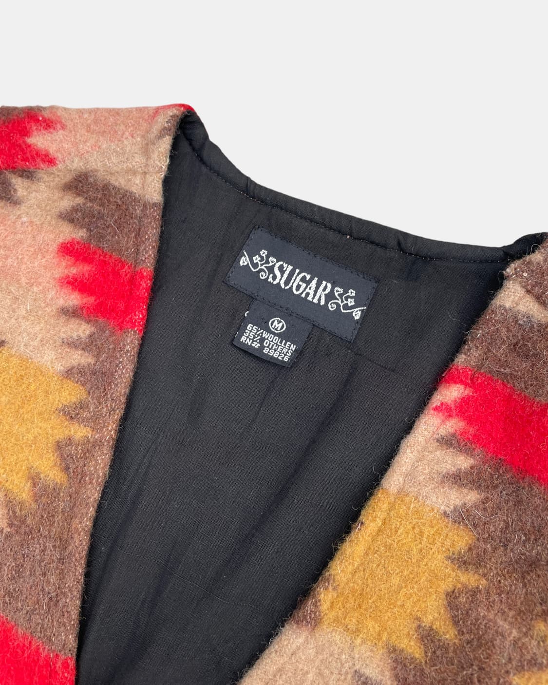 vintage navajo wool vest 상품이미지3