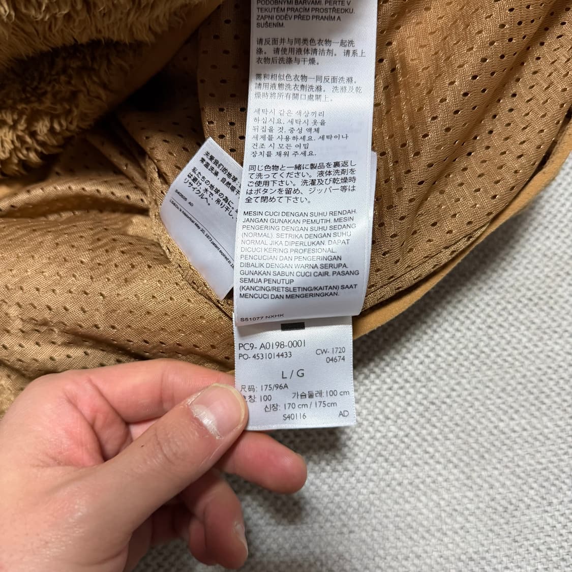 리바이스 브라운 플리스 자켓 상품이미지5