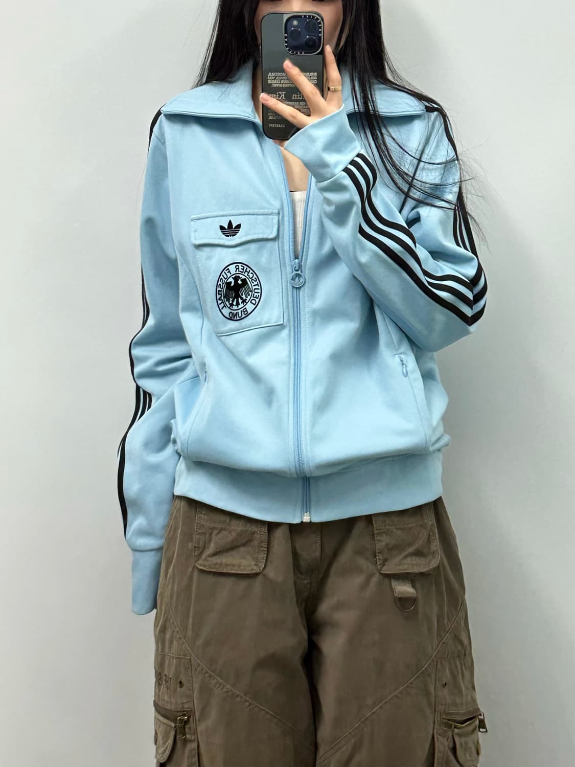 아디다스 독일 스카이블루 져지 상품이미지1