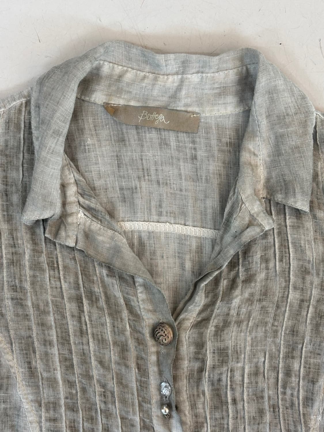 Bottega Linen Shirt 상품이미지4