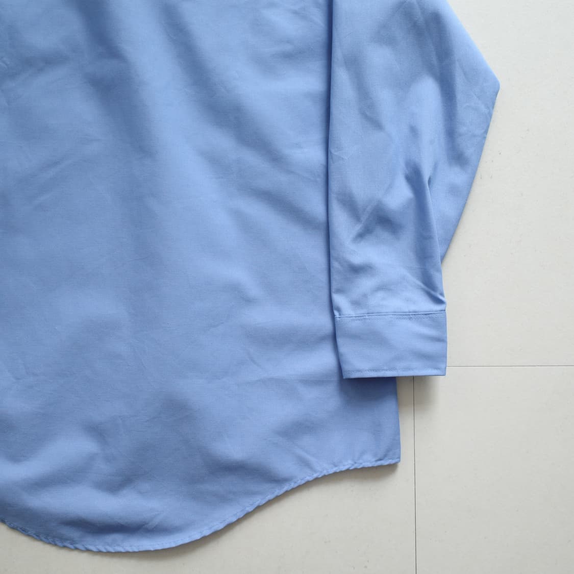 90s 랭글러 레드캡 MADE IN USA 워크셔츠 블루 100 상품이미지8