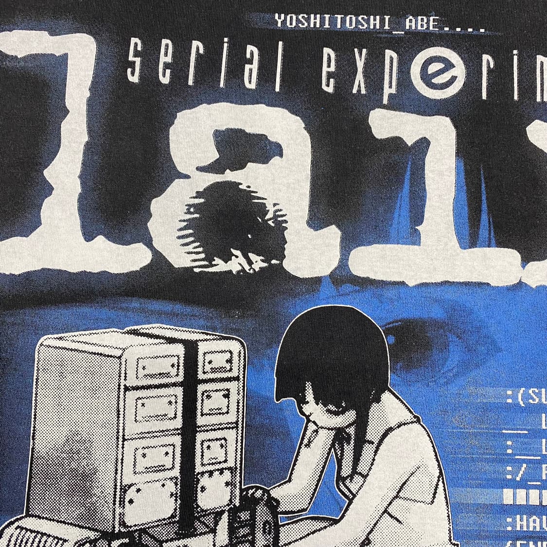 시리얼 익스페리먼츠 레인 부틀렉 애니메이션 티셔츠 애니티 상품이미지5