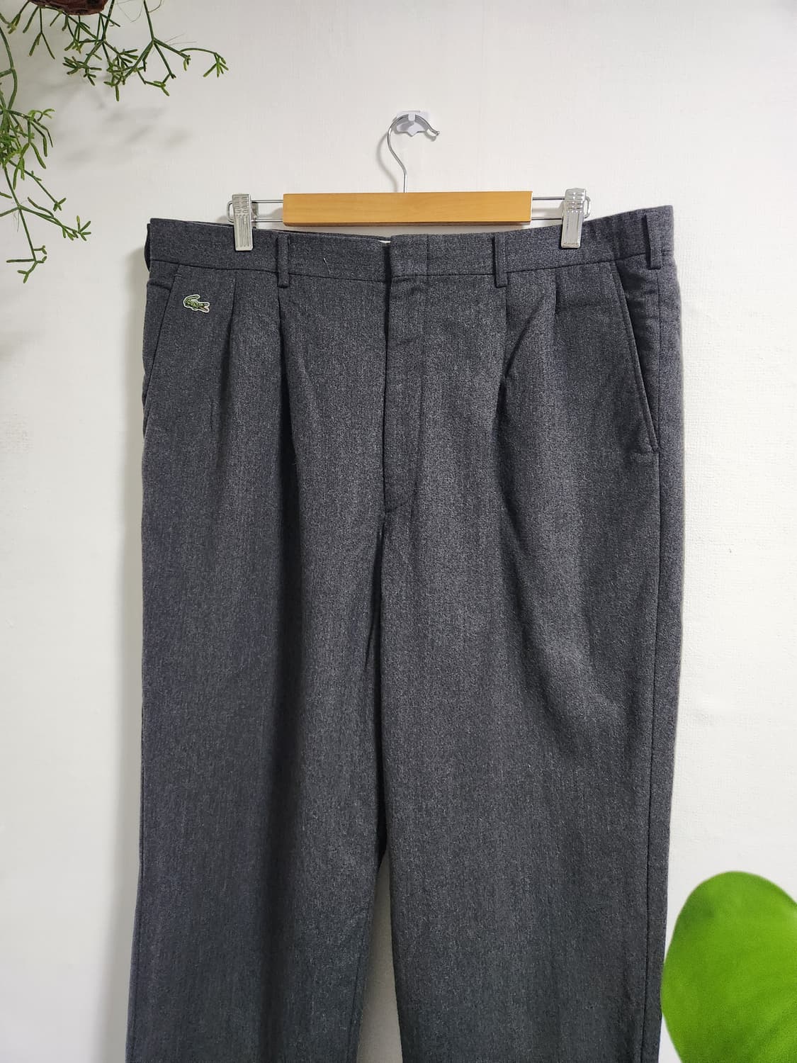 90s 서광 라코스테 울 플란넬 트라우져 상품이미지2