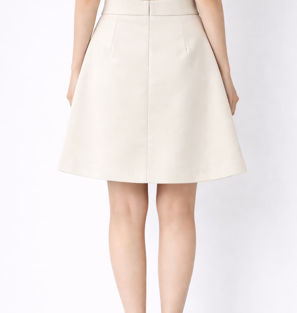 루이비통 울 실크 아이보리 랩 스커트 36 상품이미지8