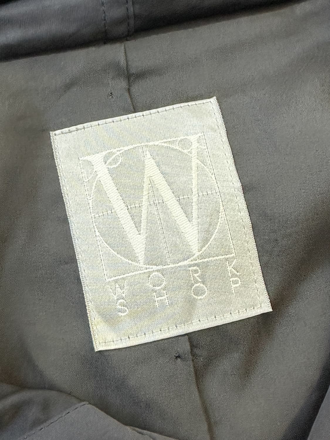 요지야마모토 워크샵 나일론 라이트 후드 코트 상품이미지5