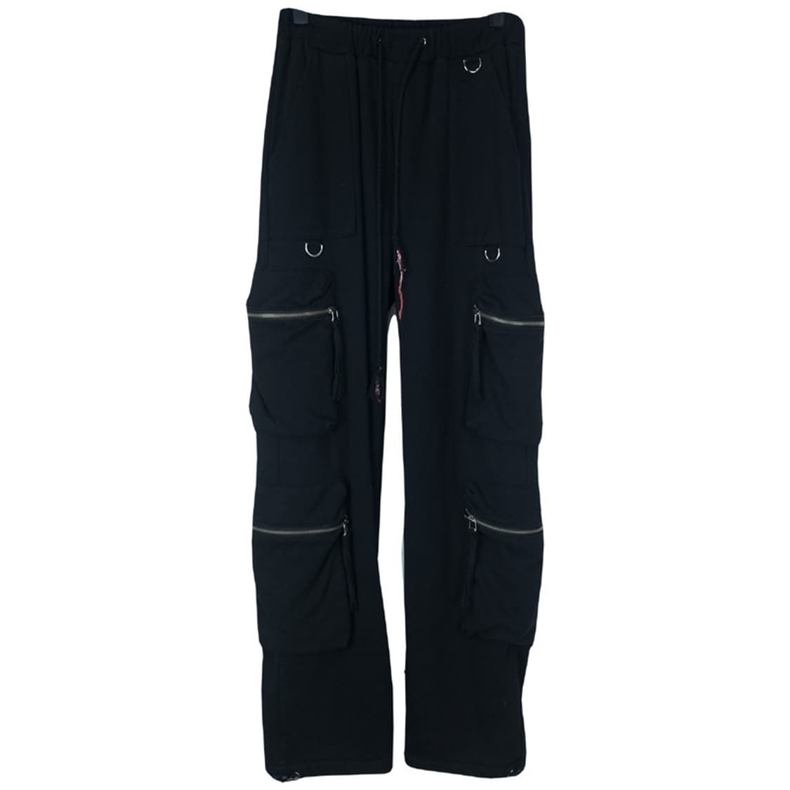 [어나더유스] 멀티 포켓 D링 고딕 펑크 카고 스웻 팬츠 M18357 상품이미지2