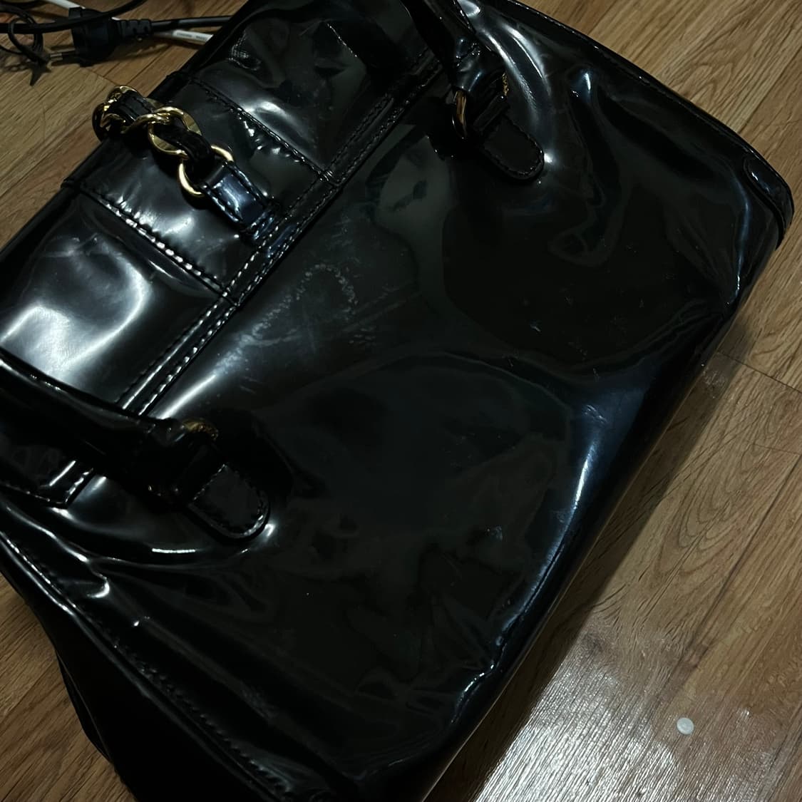 러브캣 숄더백 에나멜 상품이미지6