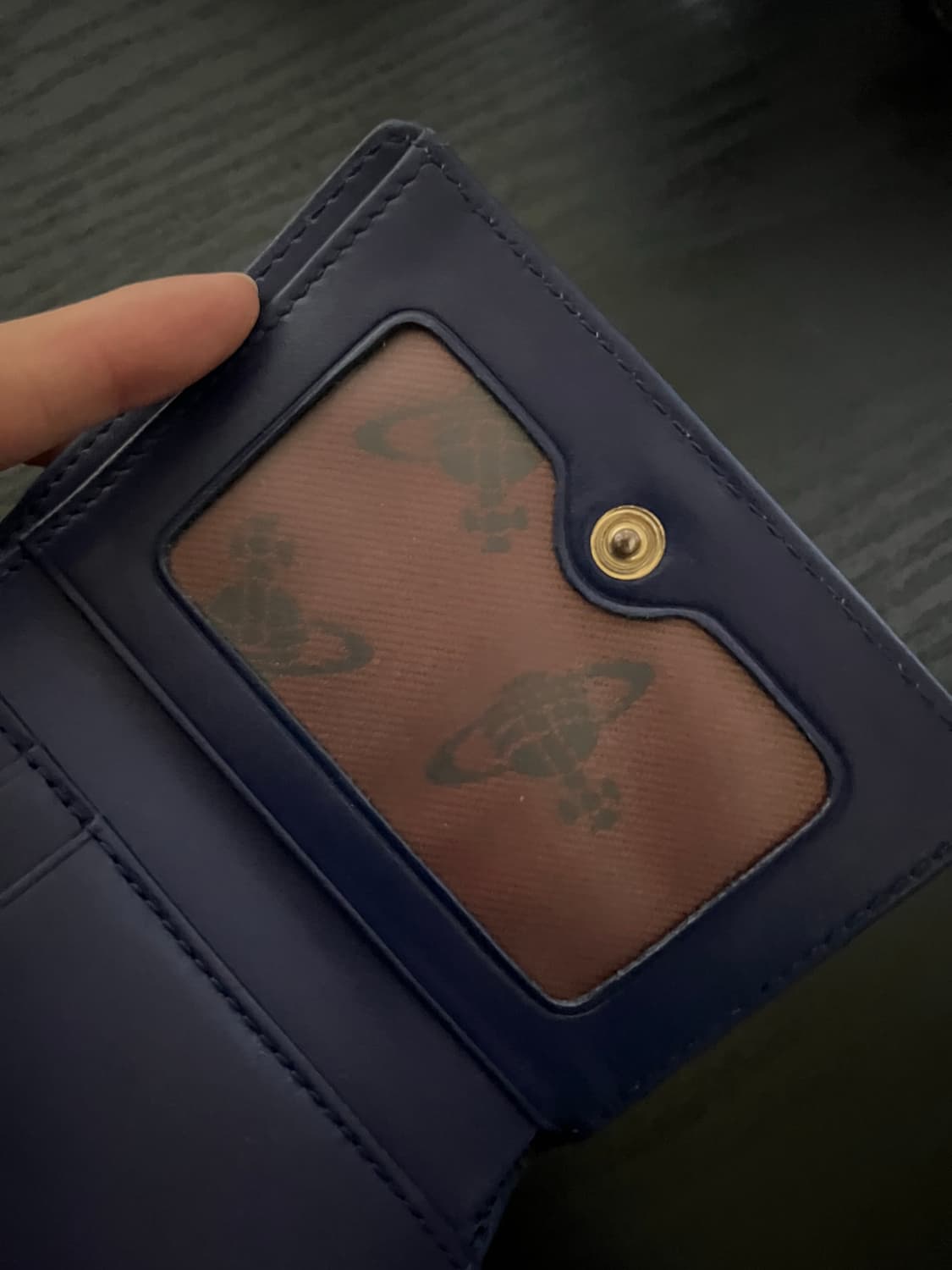 비비안웨스트우드 반지갑 블랙 상품이미지5