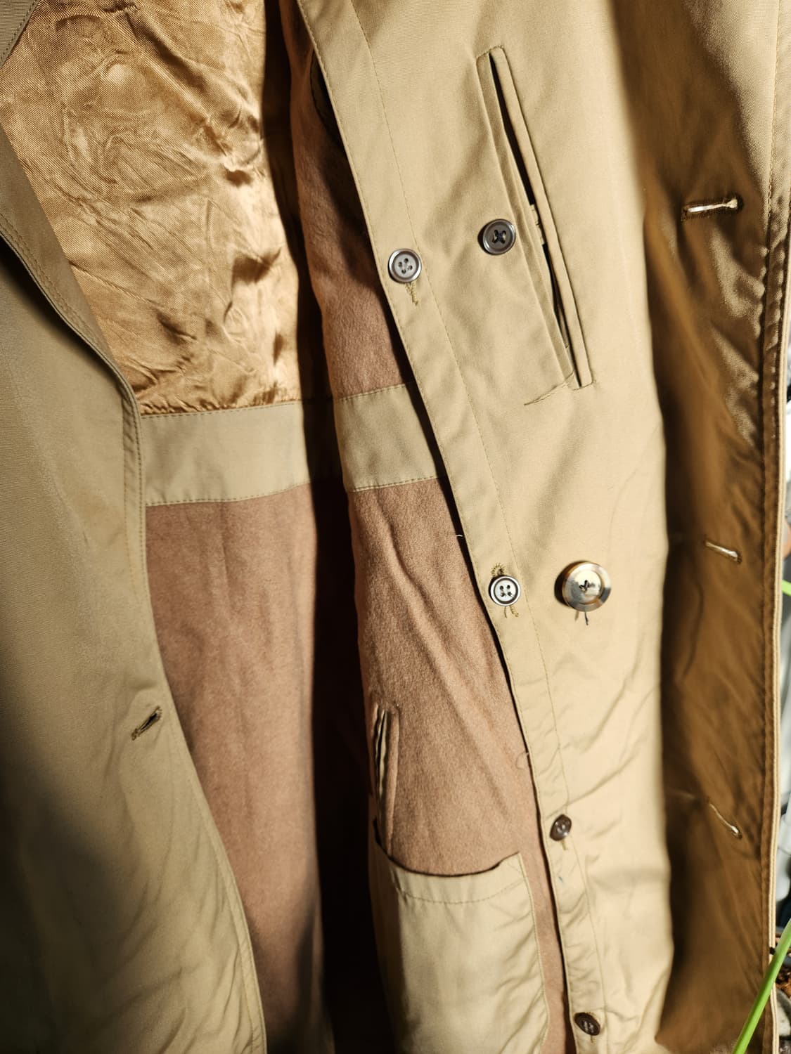 80s JC Penney 내피 탈착 트렌치 코트 상품이미지6