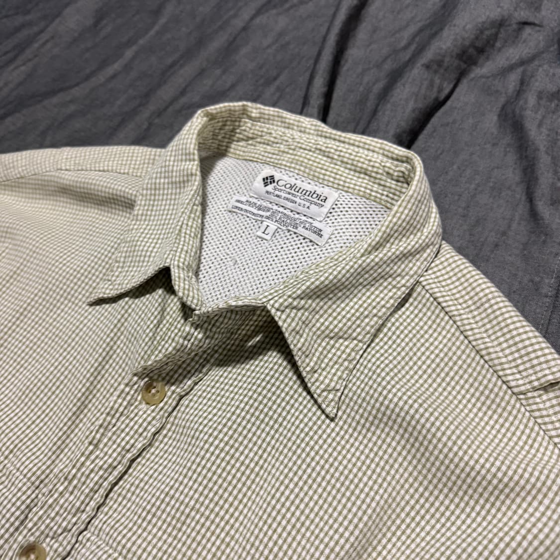 Vintage Gingham Check S/S Fishing Shirts 상품이미지3
