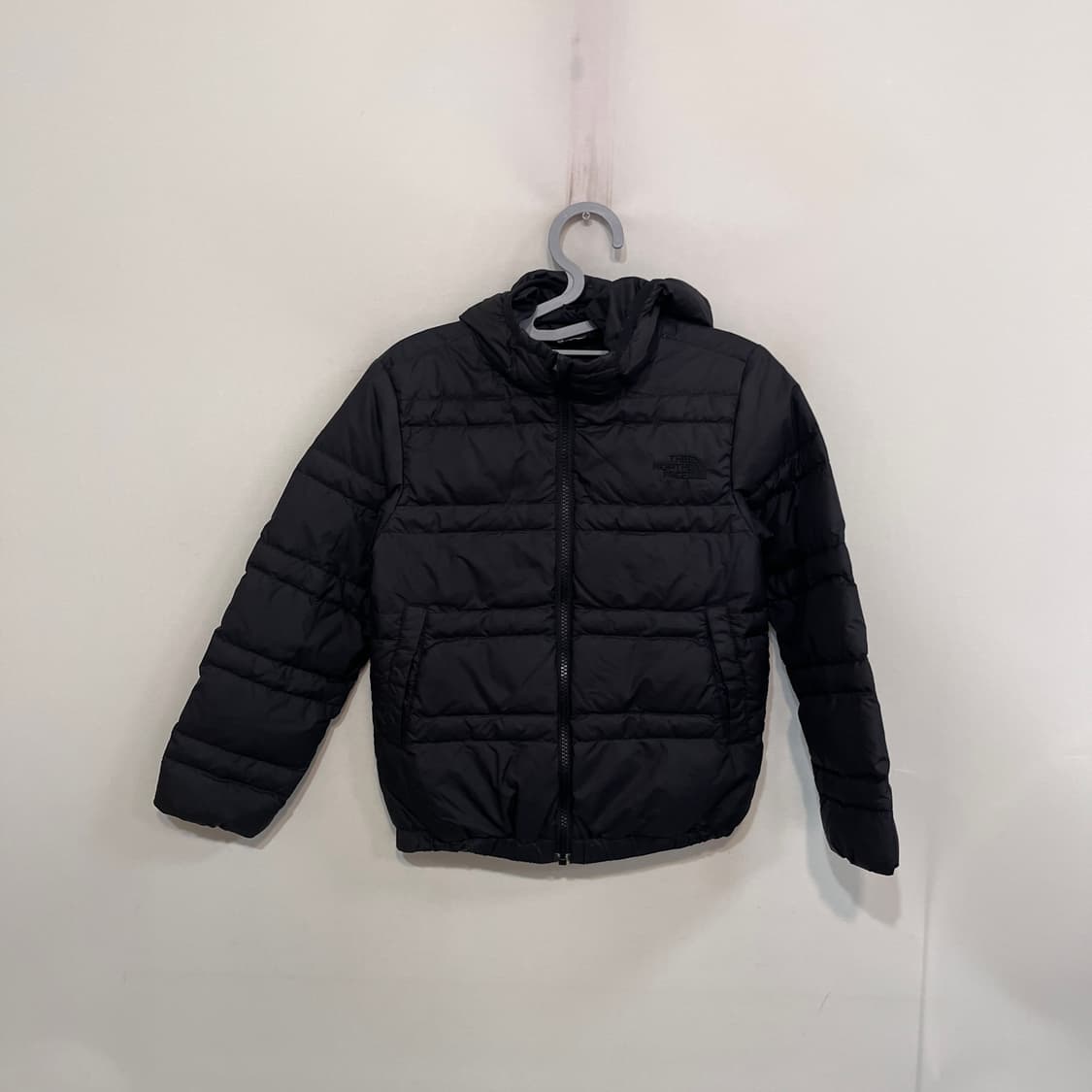 노스페이스 키즈 구스다운 패딩 7-8 블랙  상품이미지1
