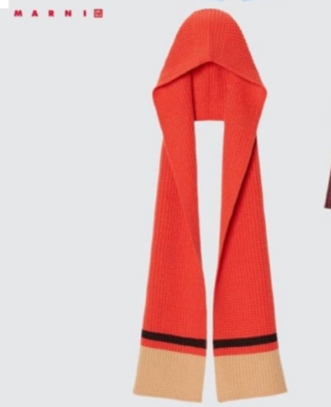 유니클로x마르니 후드 머플러 상품이미지1