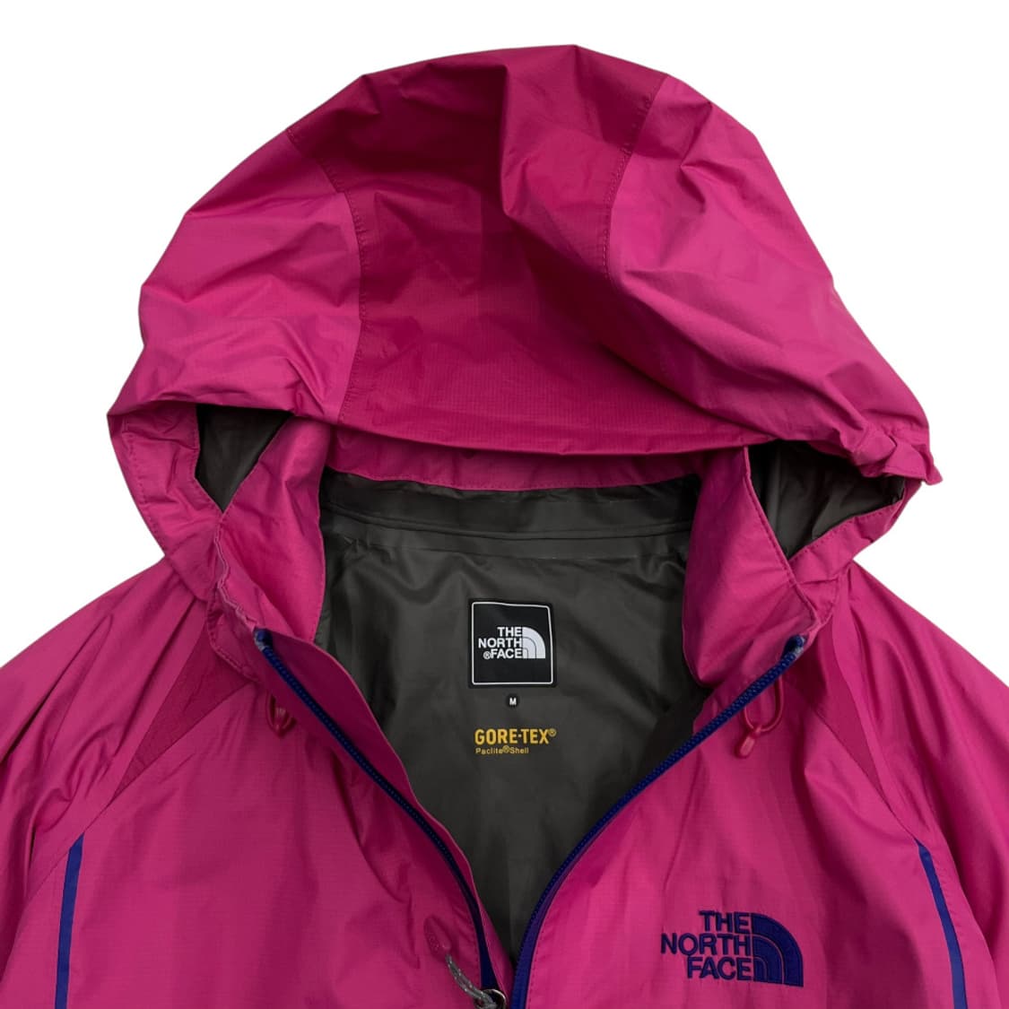 노스페이스 퍼플로고 핑크 후드 바람막이 M 상품이미지5