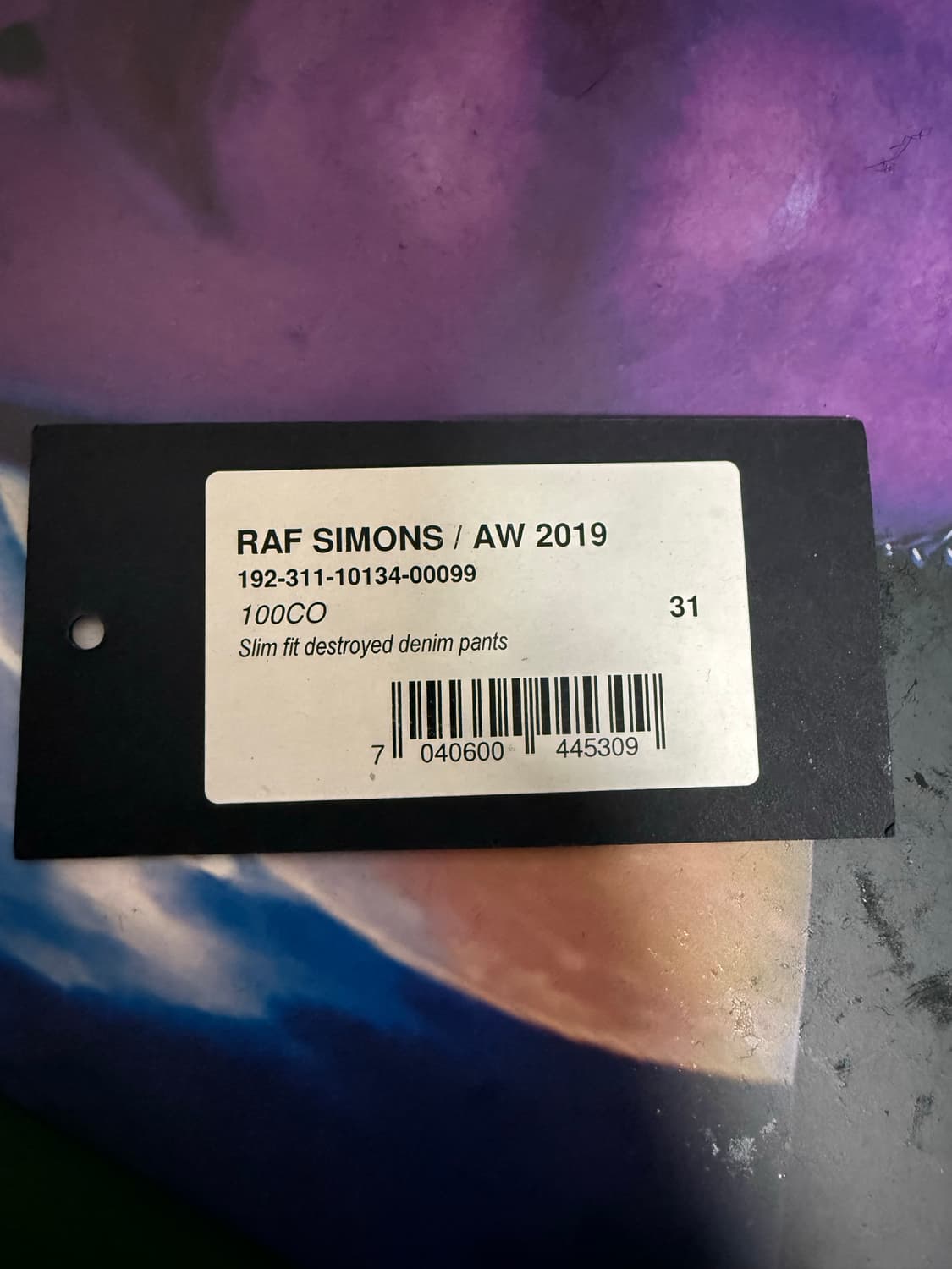 라프시몬스 디스트로이드 팬츠 상품이미지4