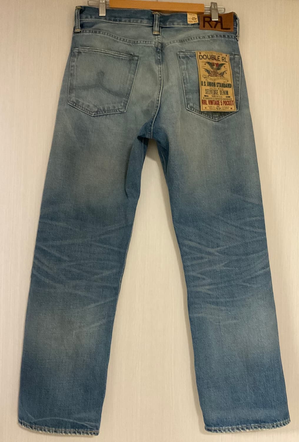 RRL 더블알엘 빈티지 파이브포켓 미드랜드 셀비지 진 30x30 상품이미지2