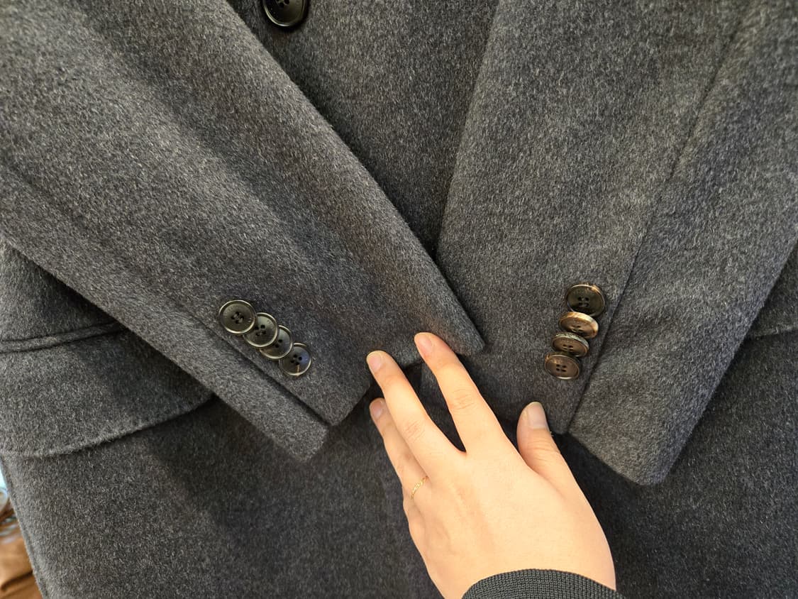 [쿨거환영]PAL ZILERI 캐시미어 98% 최고급 싱글 코트 상품이미지4